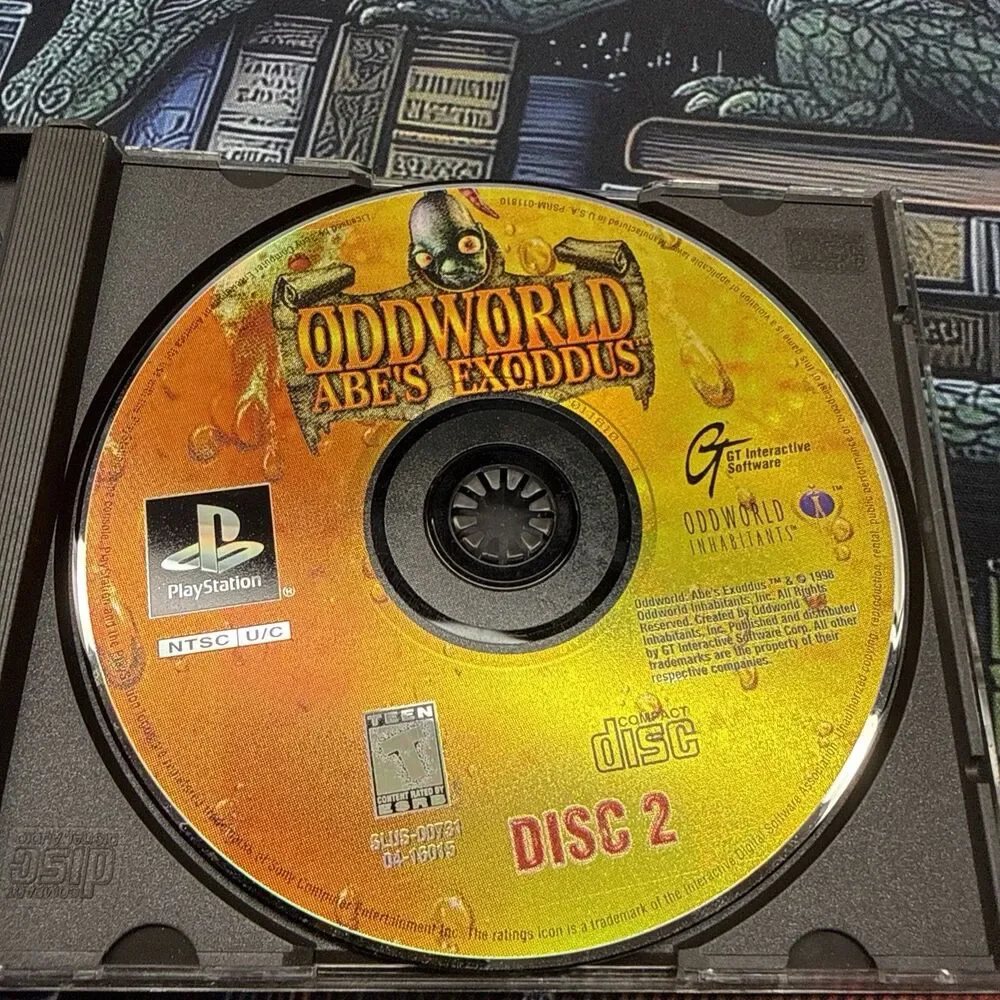 PlayStation 1 Oddworld Abe's Exodus No Manual